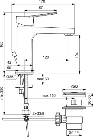 Смеситель для душа Ideal Standard Entella BC232AA