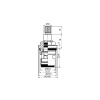 Кран-букса Iddis 998CR511SM-P