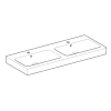 Раковина 120x48,5 см Geberit iCon 124120000