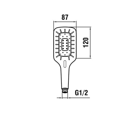 Душевая лейка Laufen Living City HF939031100000