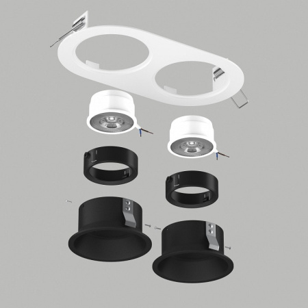 Встраиваемый светильник Lightstar Domino D6560707BMOD