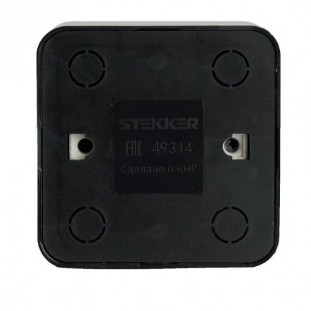 Розетка с заземлением Stekker София 49314