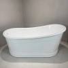 Акриловая ванна Abber AB9514 167,6x87 см, отдельностоящая, белый