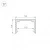 Профиль накладной Arlight WPH-FLEX 062505
