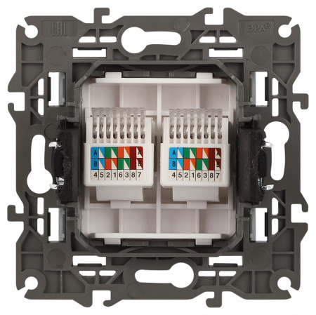 Розетка Ethernet RJ-45 без рамки Эра Эра Elegance 14-3108-01