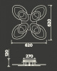 Потолочная люстра Ambrella Light FA FA4493