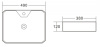 Раковина BelBagno BB1387