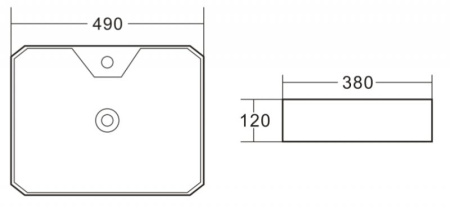 Раковина BelBagno BB1387