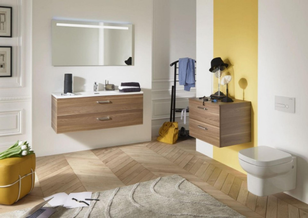 Тумба под раковину 120 см Jacob Delafon Vox EB2071-R1-E16 ореховое дерево