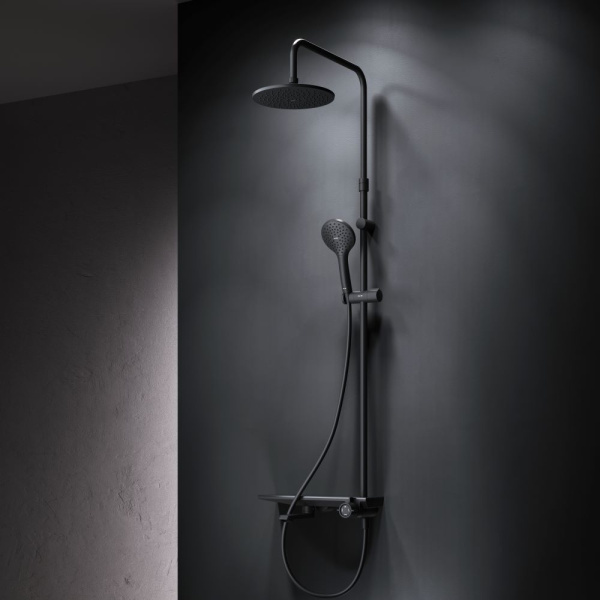 Душевая система AM.PM Gem F0790722 черная матовая