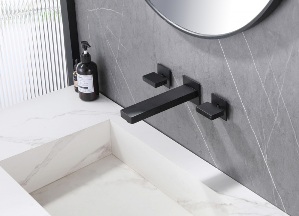 Смеситель для раковины Abber Daheim AF82122B черный