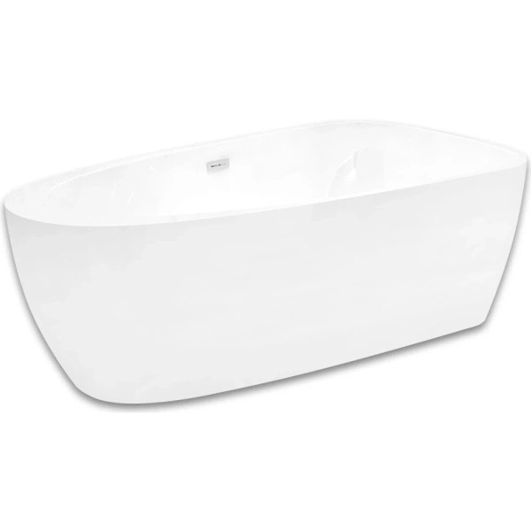 Акриловая ванна Abber AB9210 170x90 см, отдельностоящая, белый