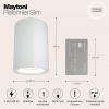 Накладной светильник Maytoni Technical Изящность C012CL-01W