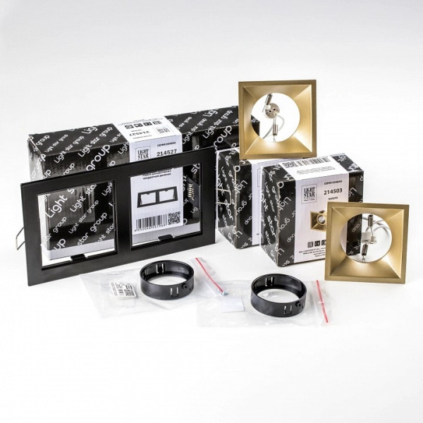 Встраиваемый светильник Lightstar Domino D5270303BMOD