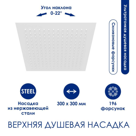 Душевая стойка WasserKRAFT A185.163.155.WM белый матовый