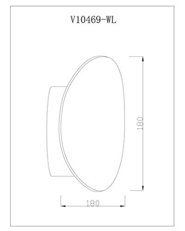 Накладной светильник Moderli Parma V10469-WL