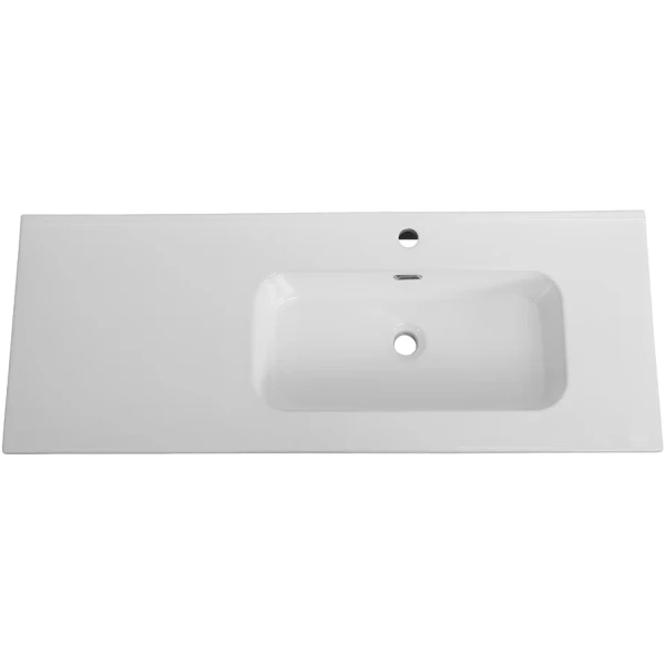 Раковина Cezares Duet CZR-8095-120-R 121x46 см R, накладная, белый