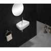Раковина CeramaLux 9275L 45x28 см L, рукомойник, белый