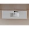 Раковина Ceramicanova Compact CN7028 121x39,5 см, накладная, белый