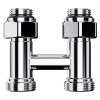 Узел нижнего подключения Royal Thermo Design прямой 1/2"х3/4"EK (хром)