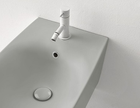 Напольное биде Kerasan Nolita 532059*1 серый матовый