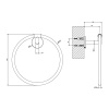 Полотенцедержатель Gessi Tondo 63709#031