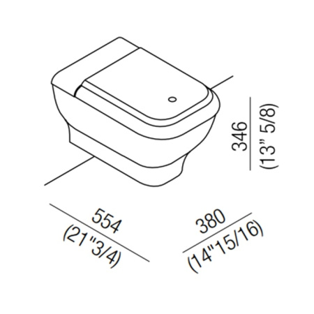 Подвесной унитаз Agape Memory ACER0898WSZ