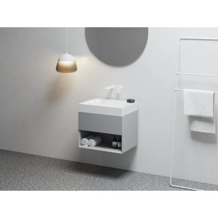 Раковина Ravak Lite XJX01360000 60x45 см, накладная, подвесная, белый