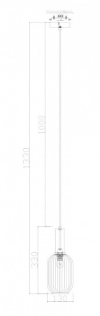 Подвесной светильник Freya Zelma FR8013PL-01AM