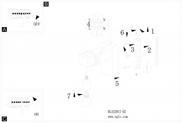Бра Eglo Townshend 32917