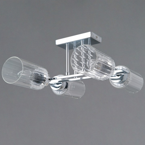 Люстра на штанге ILLUMICO NAPLES IL0780-4CSQ-25 CR NAPLES