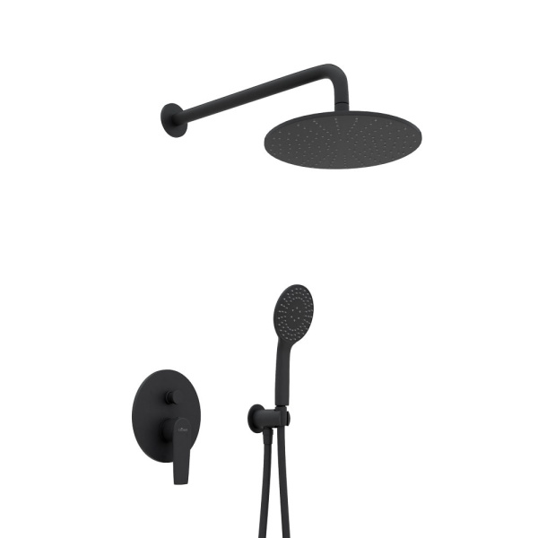 Душевой комплект Cezares Nautic NAUTIC-DSIP-NOP черный