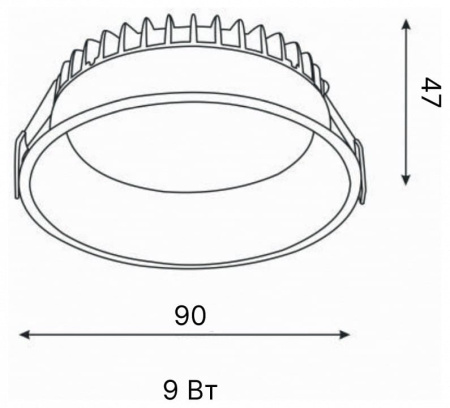 Встраиваемый светильник DesignLed WL-BQ 00-00005649