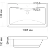 Раковина 100,1x45,6 см Grossman Адель 4627173210263