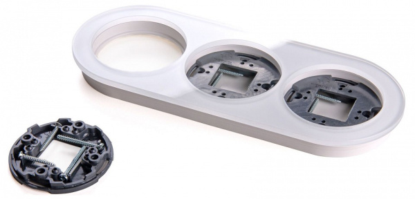 Рамка на 3 поста Werkel Ретро (белый) W0035101