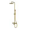 Душевая стойка Paini Cox 78PJ687THSSD250F1B с термостатом брашированное золото