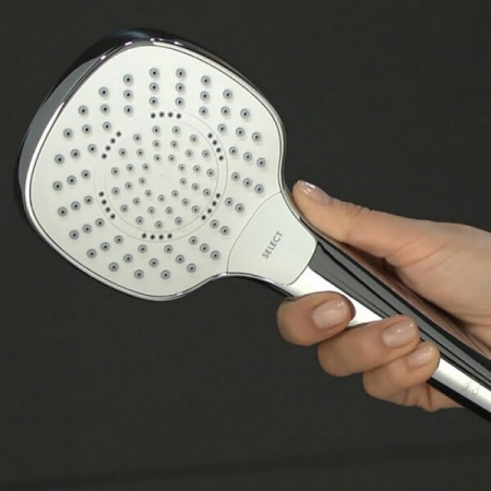 Душевая лейка Hansgrohe Croma Select E Multi EcoSmart 26811400 хром/белый