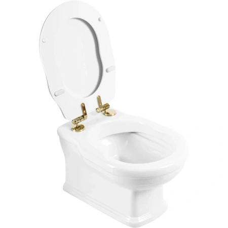 Унитаз подвесной BelBagno Boheme BB115CH безободковый, белый