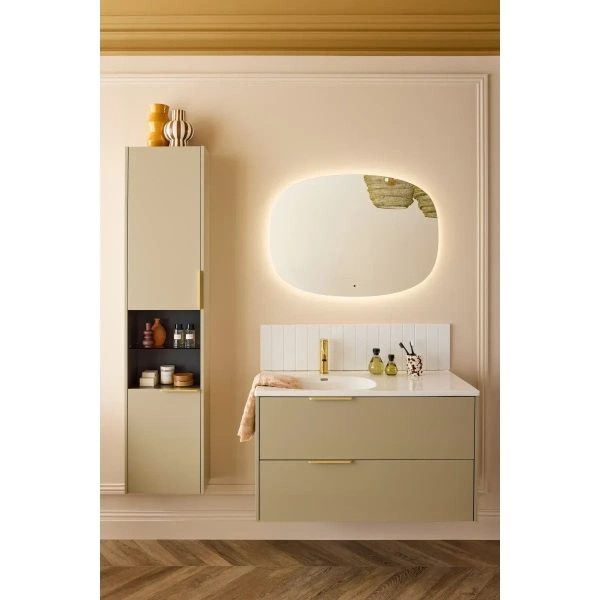 Раковина Jacob Delafon Bastille EXCA112-Z-00 101x51,5 см, накладная, подвесная, белый