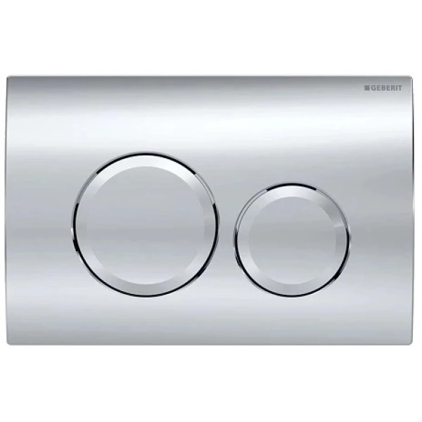 Инсталляция для унитаза Geberit Duofix Delta 20 458.134.21.2 с кнопкой смыва, хром