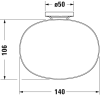 Мыльница подвесная Duravit Starck T 0099334600 черный матовый