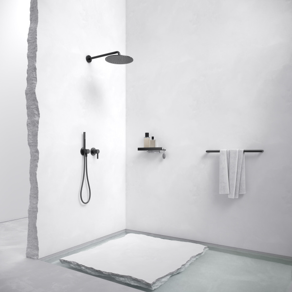 Полотенцедержатель Keuco Reva 12801370600 черный матовый