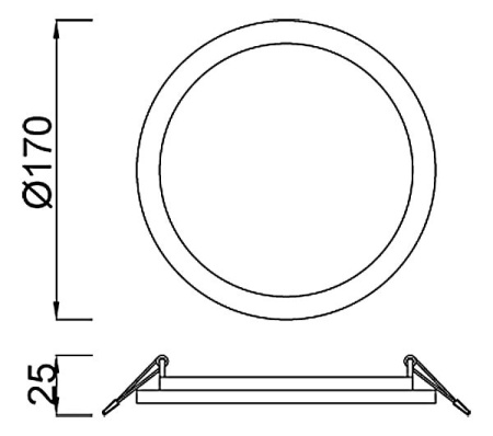 Встраиваемый светильник Mantra Saona C0182
