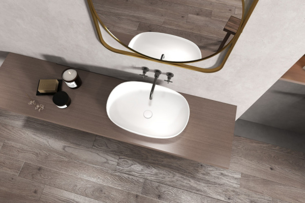 Раковина Abber Stein AS2633 белая матовая