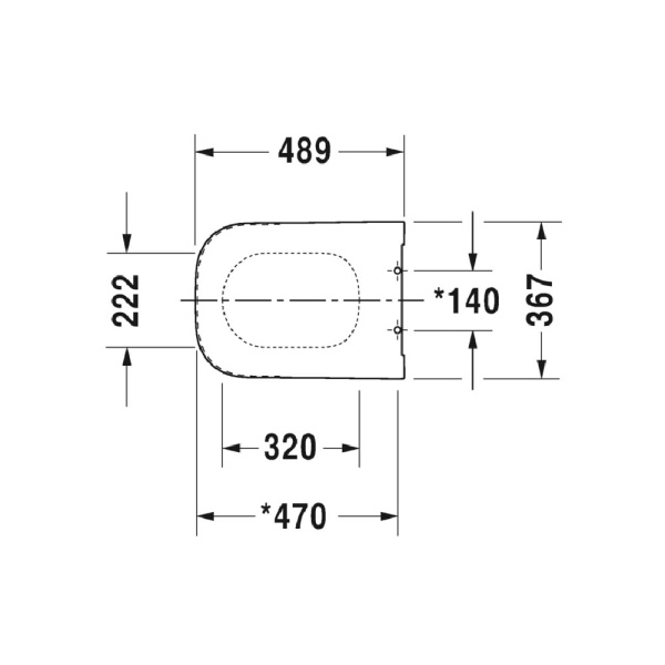 Крышка-сиденье для унитаза Duravit Happy D.2 0064690099