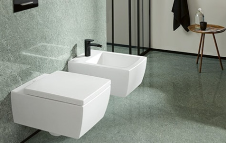 Биде подвесное Villeroy&Boch Memento 2.0 443300R1 белое