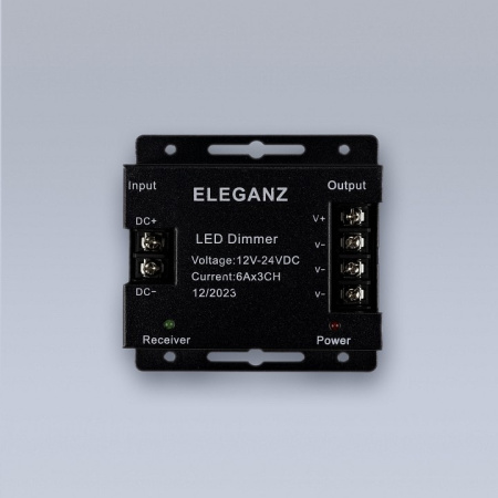 Контроллер-диммер с пультом ДУ Eleganz 1008