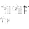 Раковина 60x48 см Ideal Standard I.Life A T470501