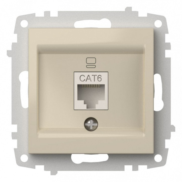 Розетка Ethernet RJ-45 без рамки Elbi Eleсtriс Zena Vega 609-010300-247