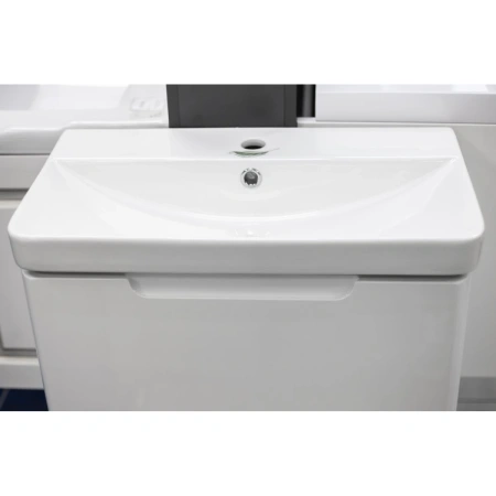 Раковина CeramaLux 9595-60 60x34,5 см, накладная, белый